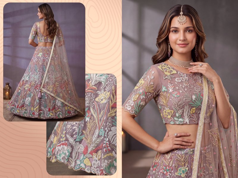 Zeel Vol 38 Soft Net Sequins Embroidery Work Designer Lehenga